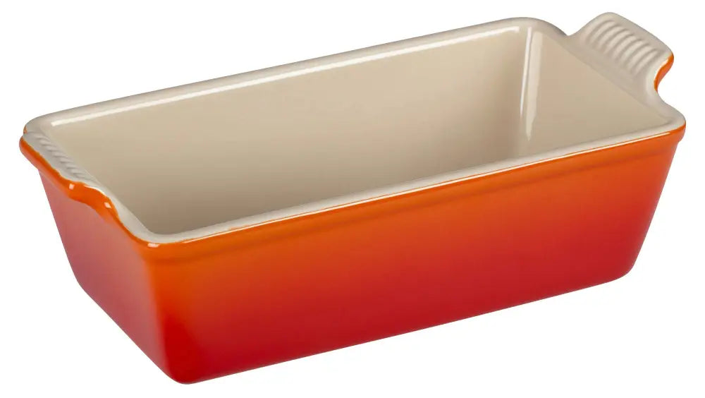 Le Creuset 1.5 Qt Stoneware Heritage Loaf Pan - Flame - Bread & Loaf Pans
