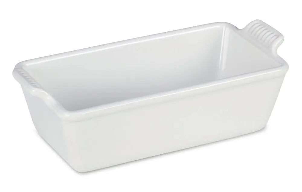 Le Creuset 1.5 Qt Stoneware Heritage Loaf Pan - White - Bread & Loaf Pans