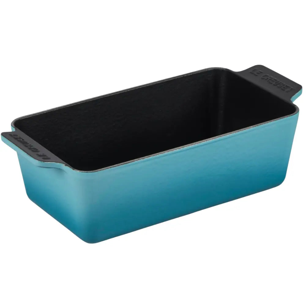 Le Creuset 2 Qt Cast Iron Signature Loaf Pan - Caribbean - Bread & Loaf Pans