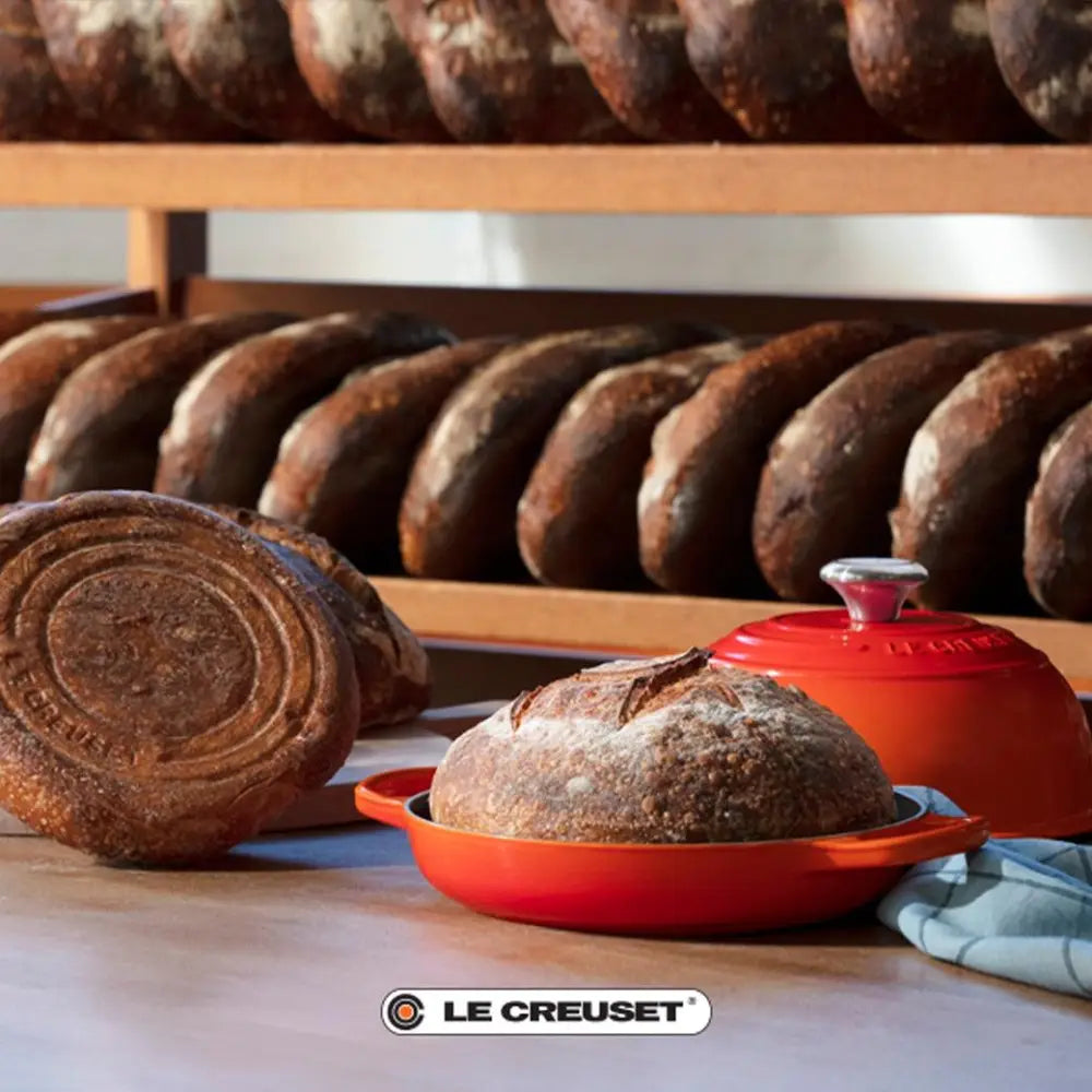 Le Creuset 9.5″ (1.75 qt.) Signature Bread Oven - Bread & Loaf Pans