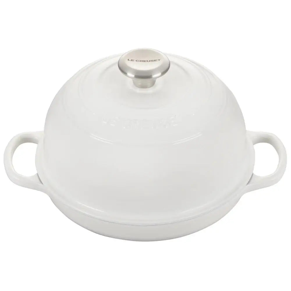 Le Creuset 9.5″ (1.75 qt.) Signature Bread Oven - White - Bread & Loaf Pans