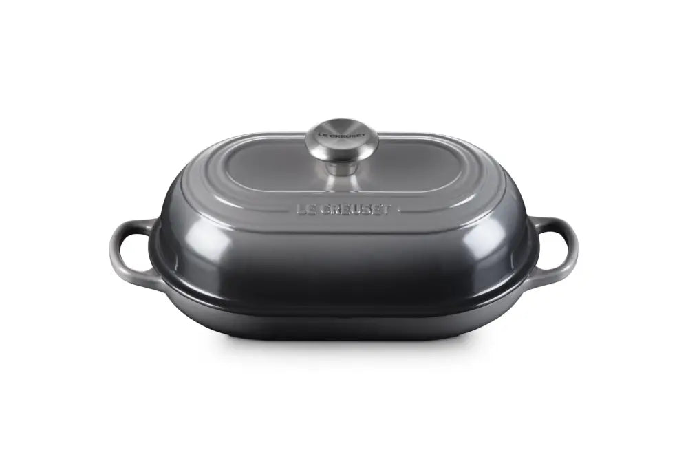 Le Creuset Enameled Cast Iron Signature Oval Bread Oven 11.5 inch - Oyster
