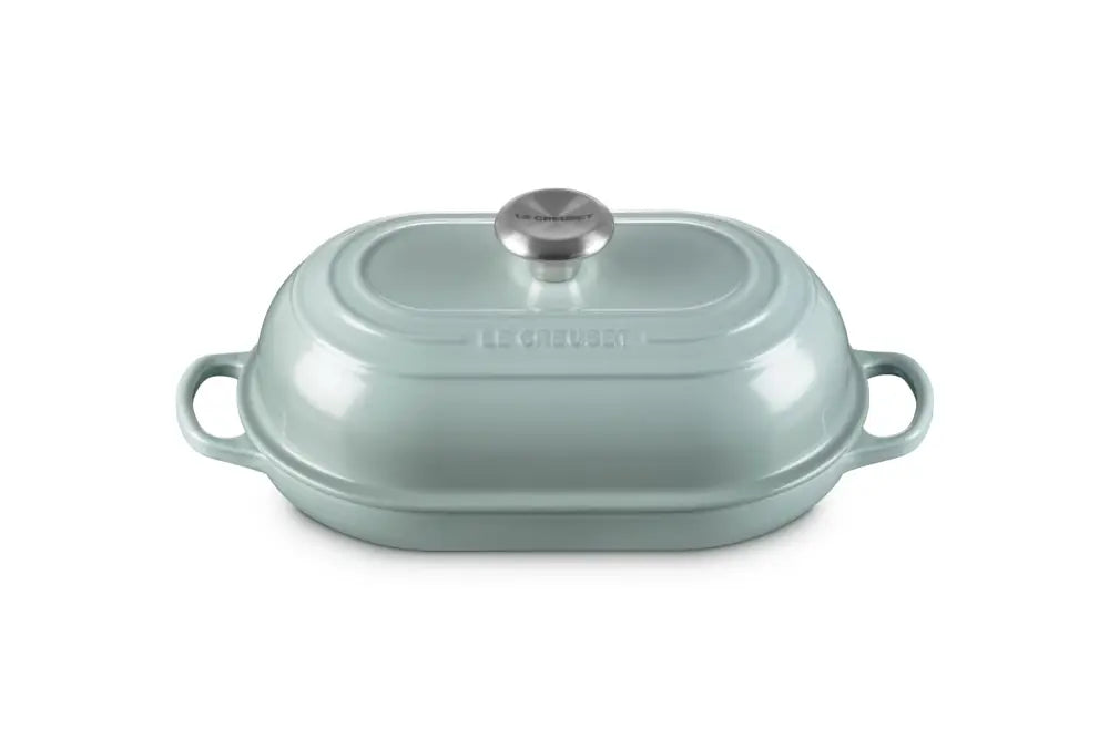 Le Creuset Enameled Cast Iron Signature Oval Bread Oven 11.5 inch - Seasalt
