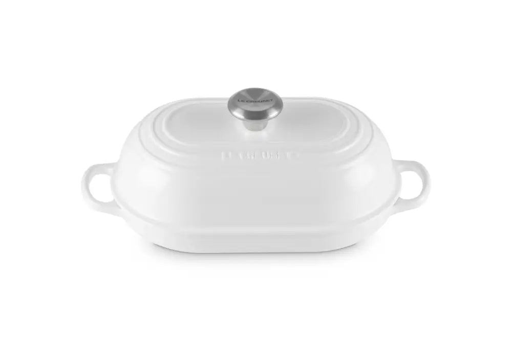 Le Creuset Enameled Cast Iron Signature Oval Bread Oven 11.5 inch - White