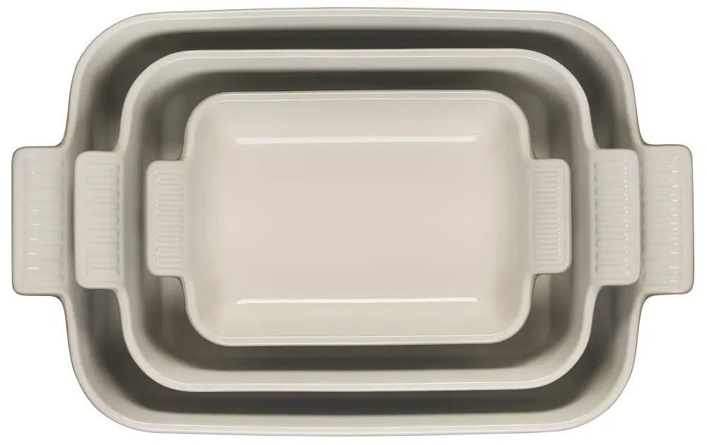 Le Creuset Heritage Stoneware Rectangular Dishes - Set of 3 - Bread & Loaf Pans