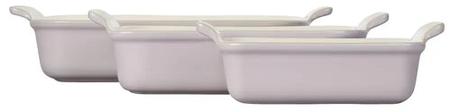 Le Creuset Heritage Stoneware Rectangular Dishes - Set of 3 - Bread & Loaf Pans