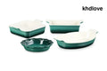 Le Creuset Stoneware 4 PC Heritage Bakeware Set - Artichaut