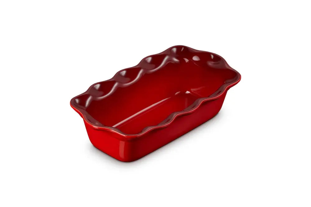 Le Creuset Stoneware Set of 2 9’’ Heritage Fluted Pie and 9’’ Fluted Loaf Dish