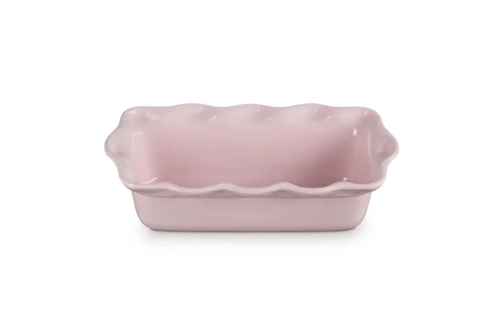 Le Creuset Stoneware Set of 2 9’’ Heritage Fluted Pie and 9’’ Fluted Loaf Dish