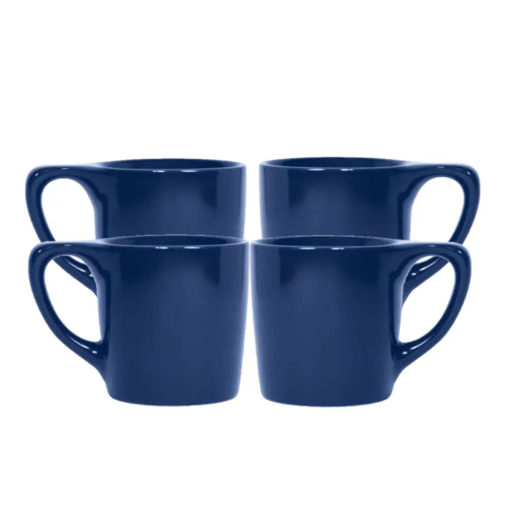 notNeutral Lino 10 oz. Coffee Mug - Indigo / 4-pack - Drinkware