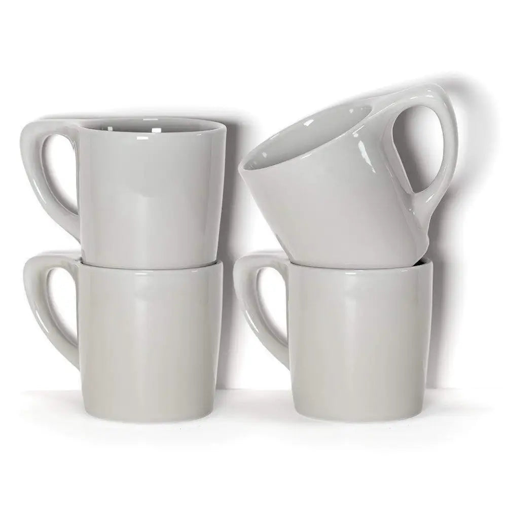 notNeutral Lino 10 oz. Coffee Mug - Light Gray / 4-pack - Drinkware