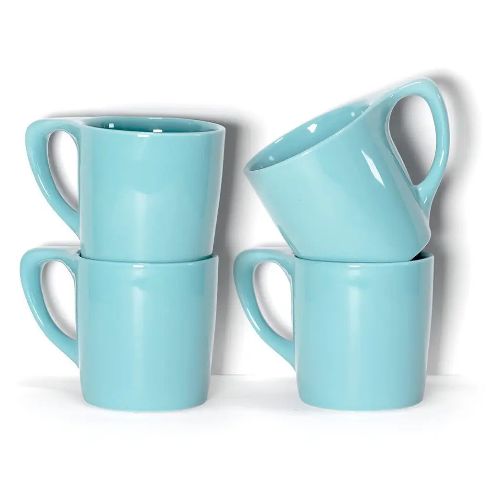 notNeutral Lino 10 oz. Coffee Mug - Ozone Blue / 4-pack - Drinkware