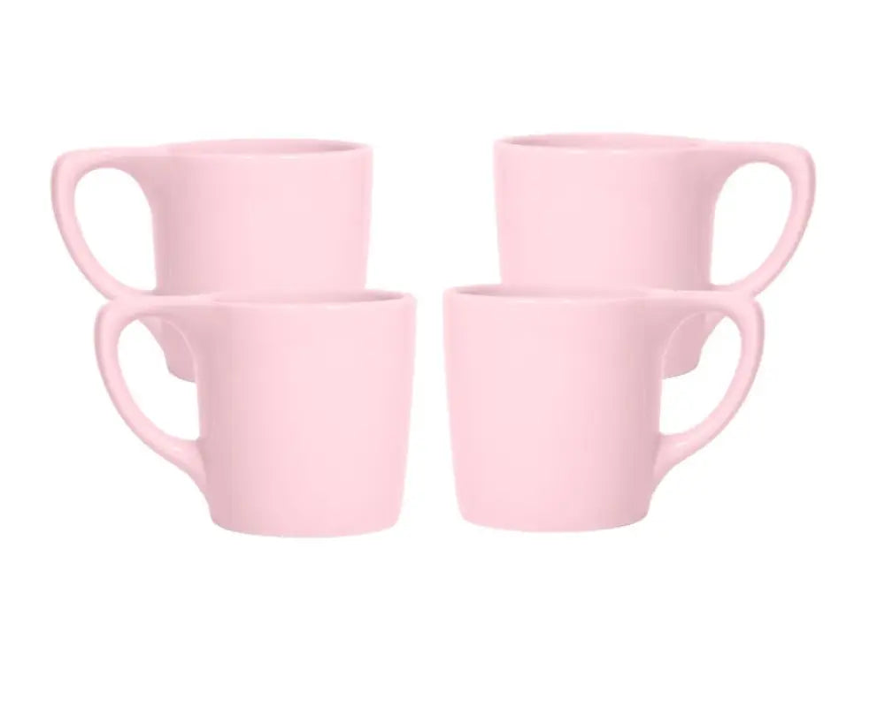 notNeutral Lino 10 oz. Coffee Mug - Pink / 4-pack - Drinkware
