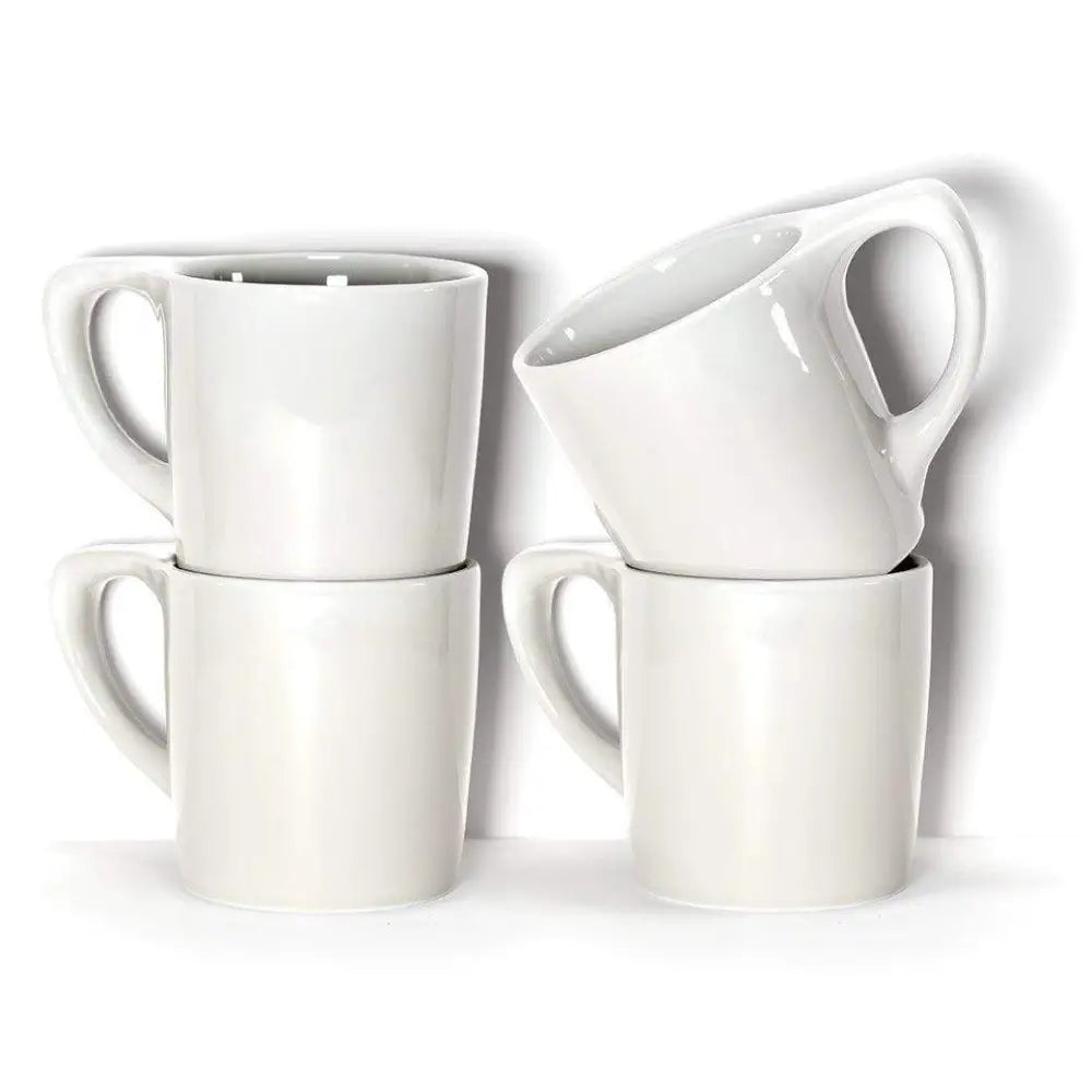 notNeutral Lino 10 oz. Coffee Mug - White / 4-pack - Drinkware