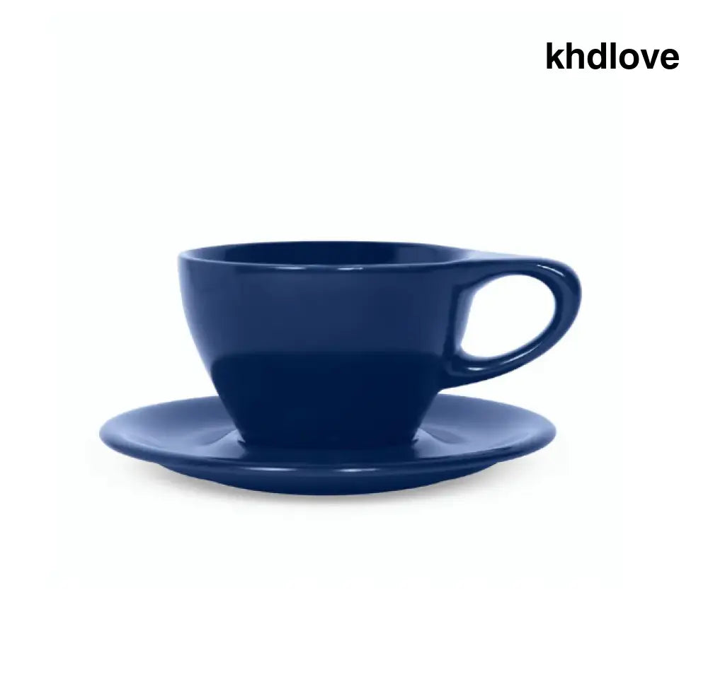 notNeutral Lino Cappuccino Cup & Saucer - Indigo / Single - Mugs