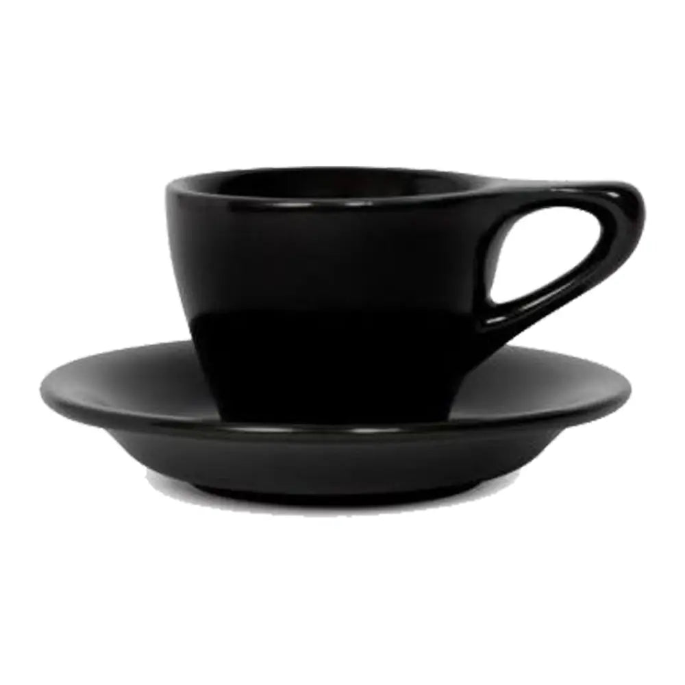 notNeutral Lino Espresso Cup & Saucer - Black / Set of 1 - Drinkware