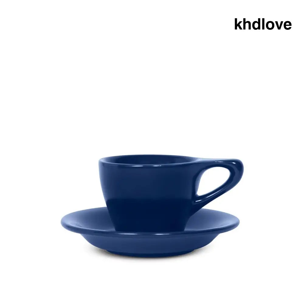 notNeutral Lino Espresso Cup & Saucer - Indigo / Set of 1 - Drinkware