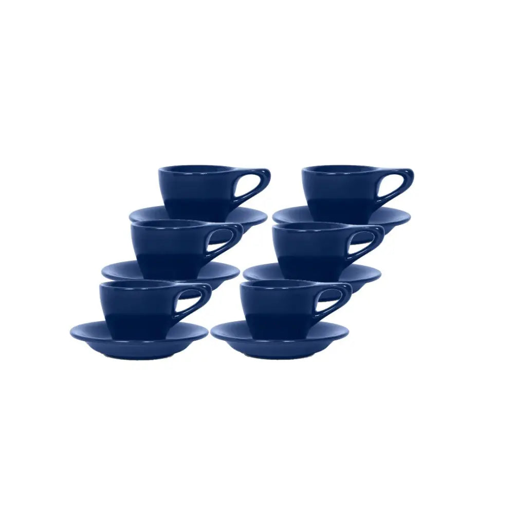 notNeutral Lino Espresso Cup & Saucer - Indigo / Set of 6 - Drinkware