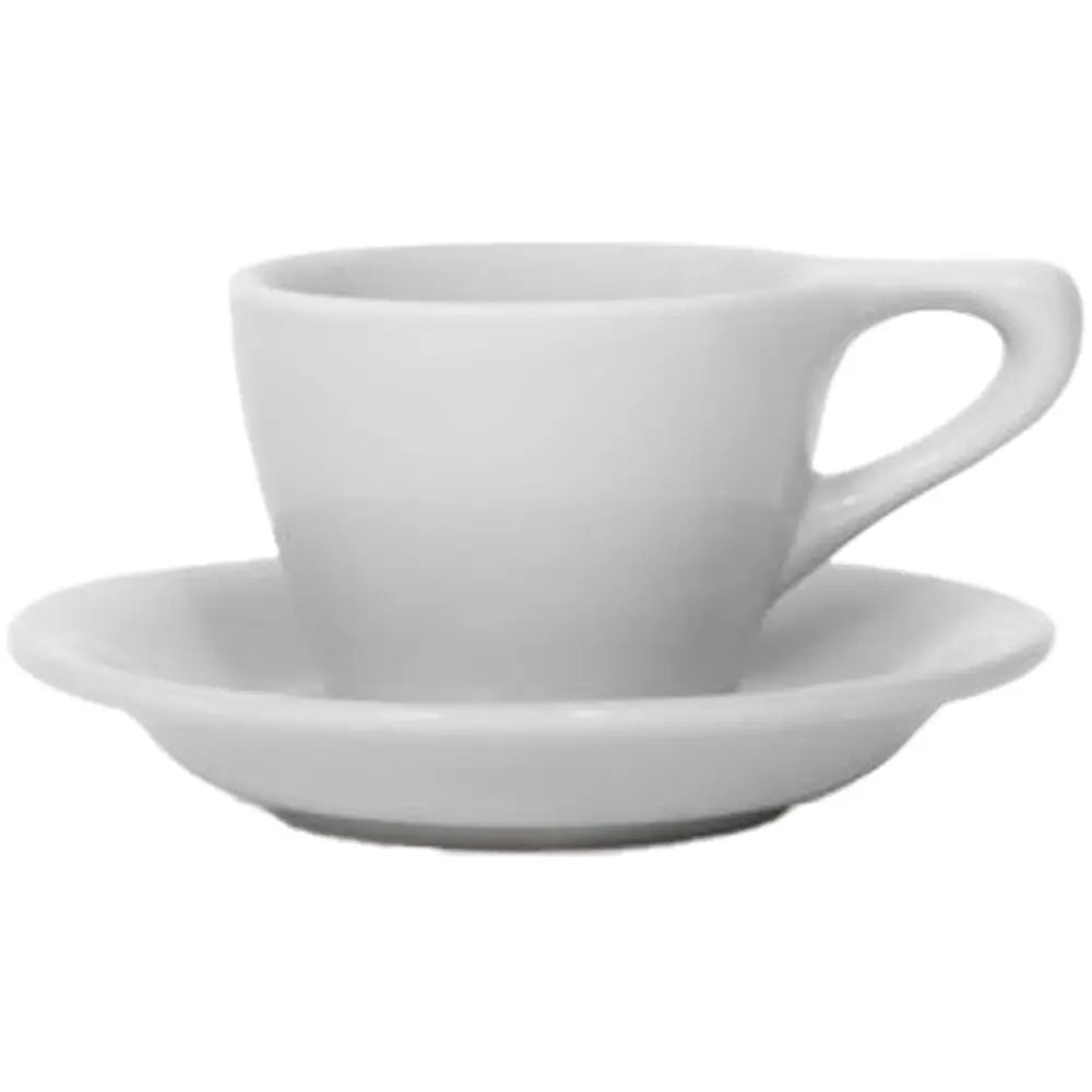 notNeutral Lino Espresso Cup & Saucer - Light Gray / Set of 1 - Drinkware