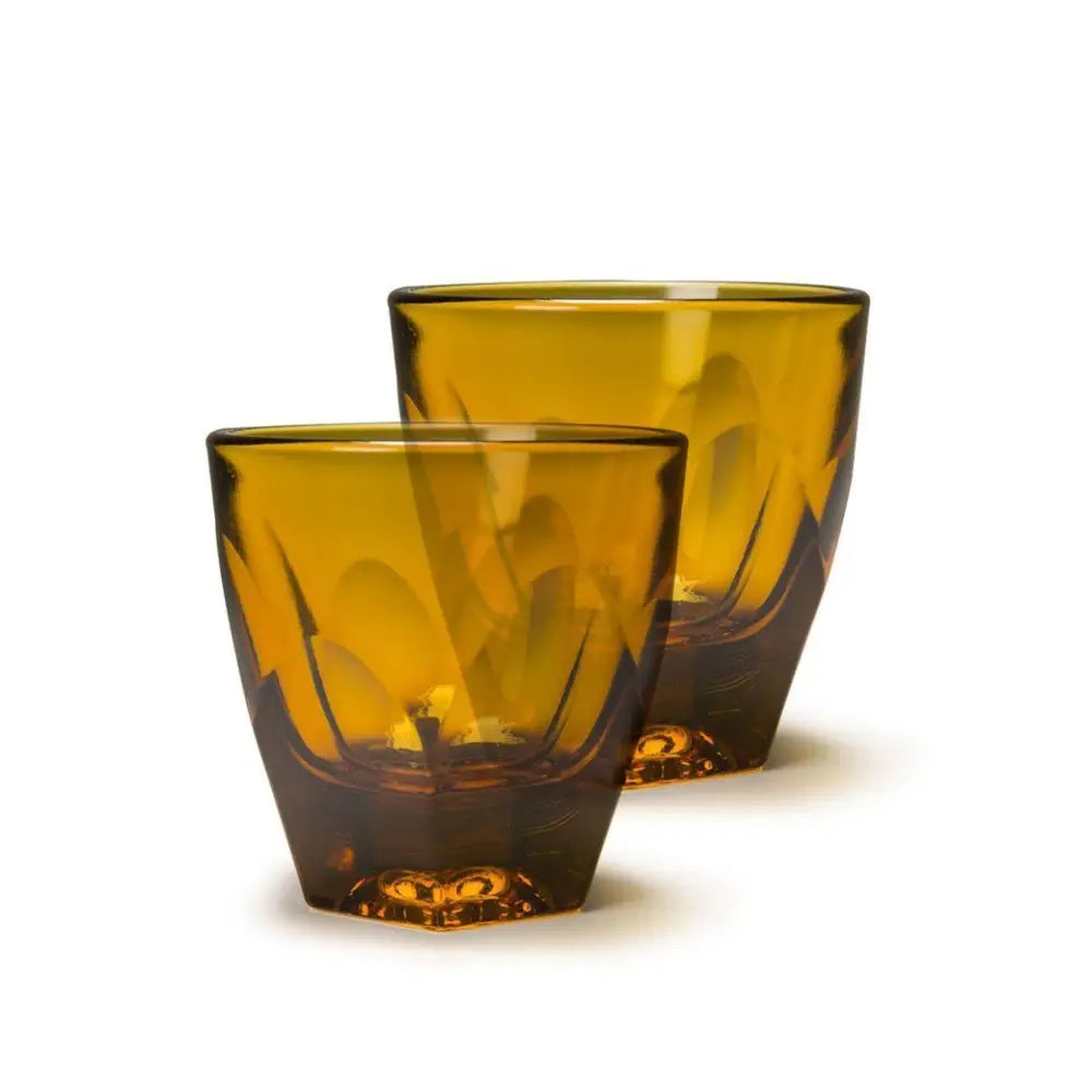 notNeutral Vero Cappuccino Glass - Amber / 2-pack - Drinkware