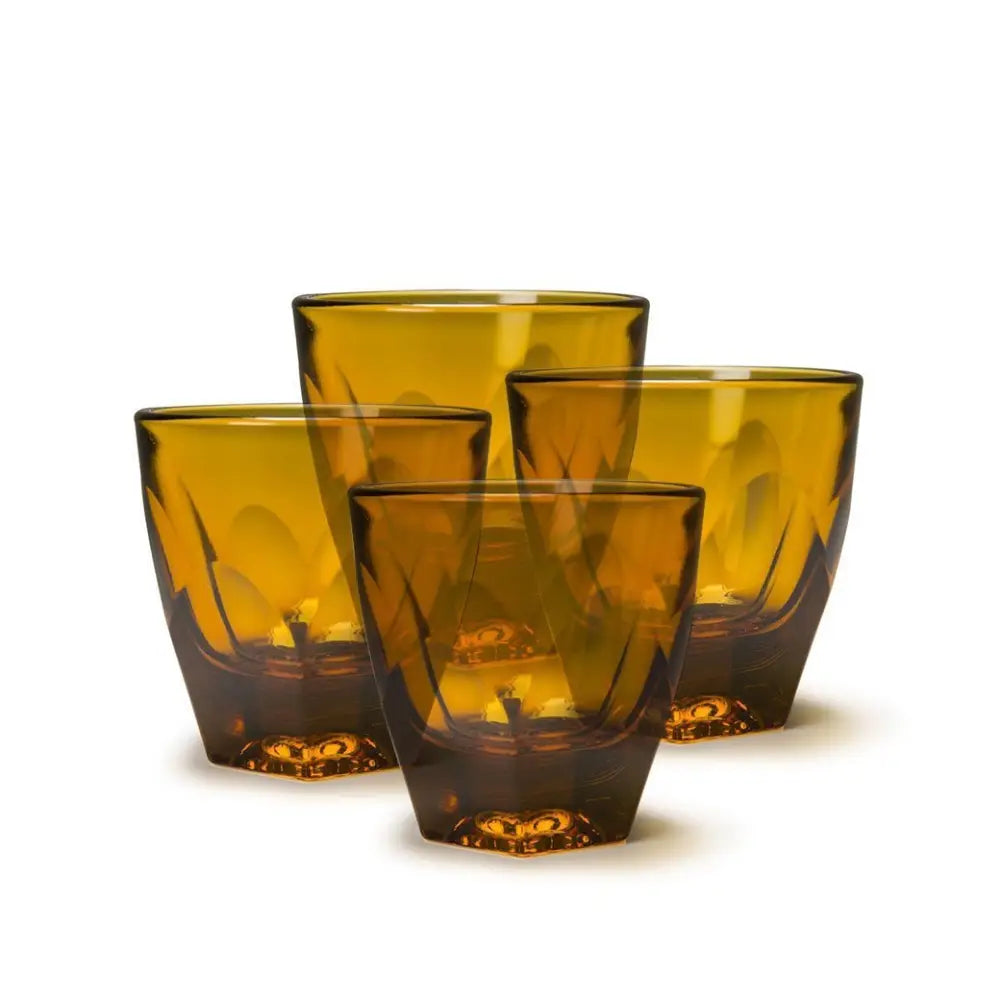 notNeutral Vero Cappuccino Glass - Amber / 4-pack - Drinkware