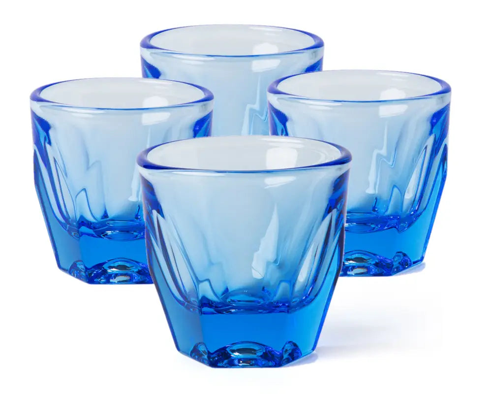 notNeutral Vero Cappuccino Glass - Ocean Blue / 4-pack - Drinkware