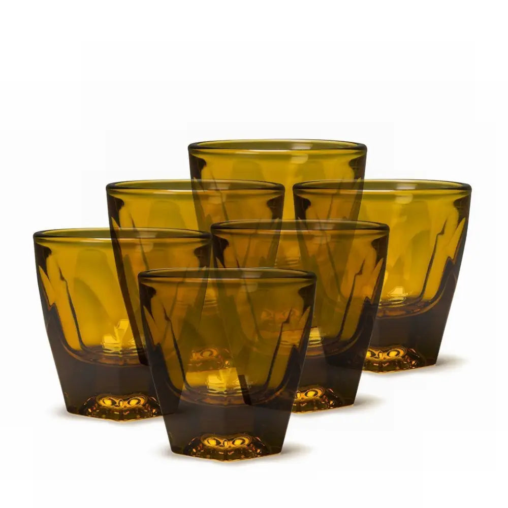 notNeutral Vero Cortado Glass - Amber / 6-pack - Drinkware