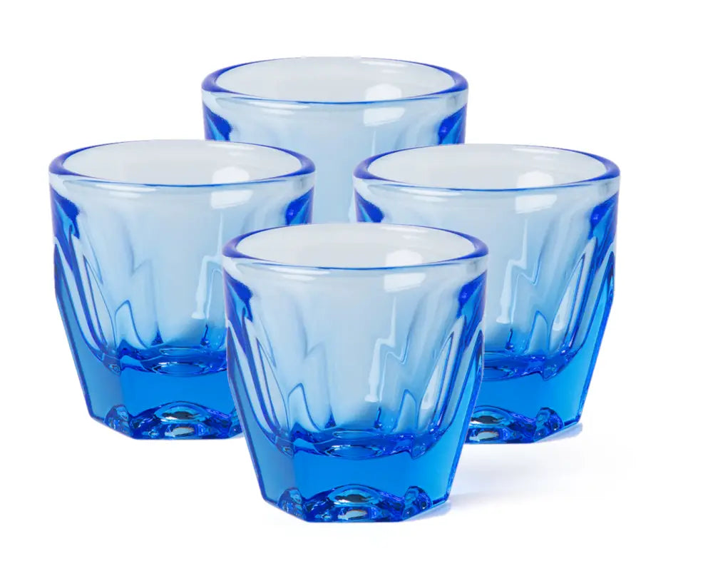 notNeutral Vero Cortado Glass - Ocean Blue / 4-pack - Drinkware