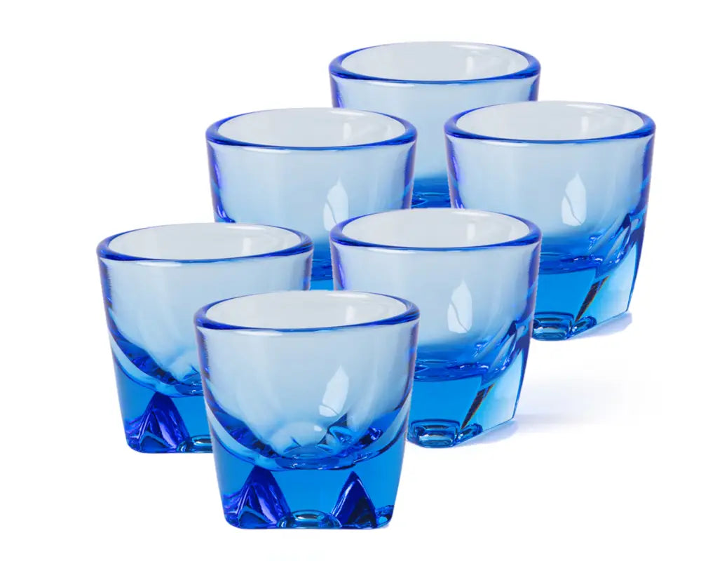notNeutral Vero Espresso Glass - Ocean Blue / 6-pack - Drinkware