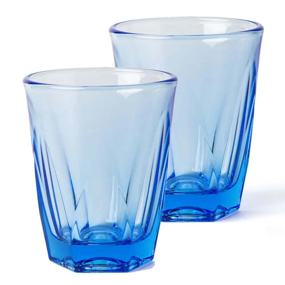 notNeutral Vero Latte Glass - Ocean Blue / 2-pack - Drinkware
