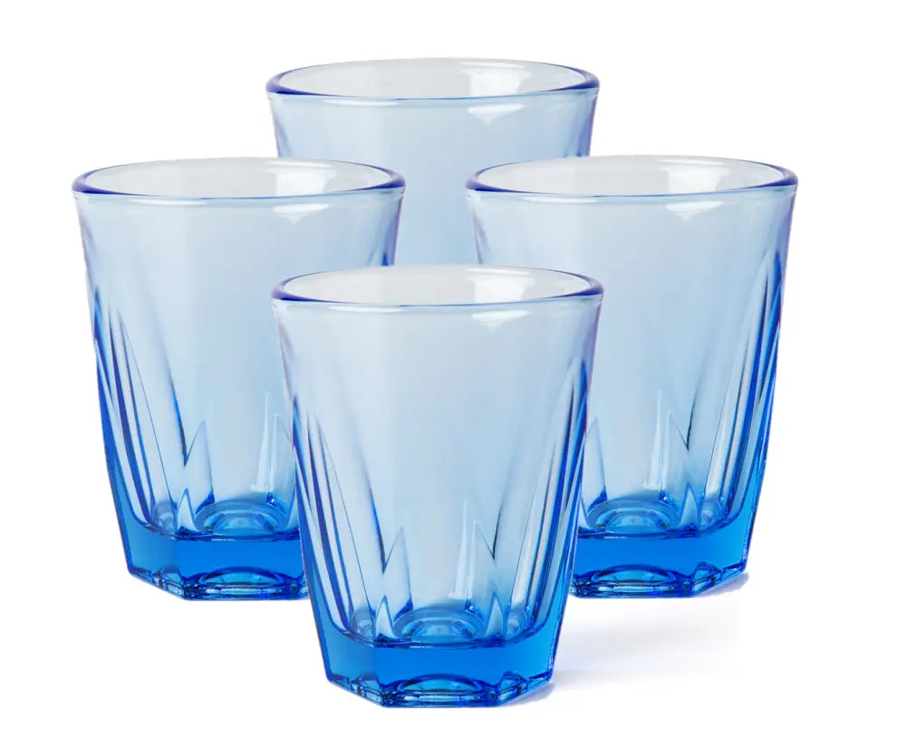 notNeutral Vero Latte Glass - Ocean Blue / 4-pack - Drinkware