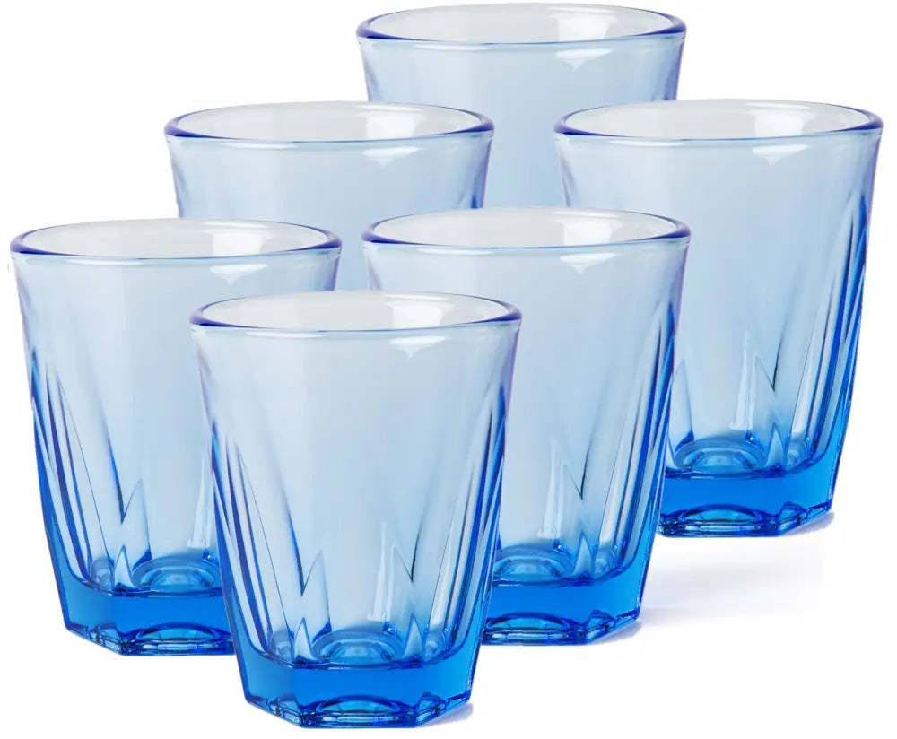 notNeutral Vero Latte Glass - Ocean Blue / 6-pack - Drinkware